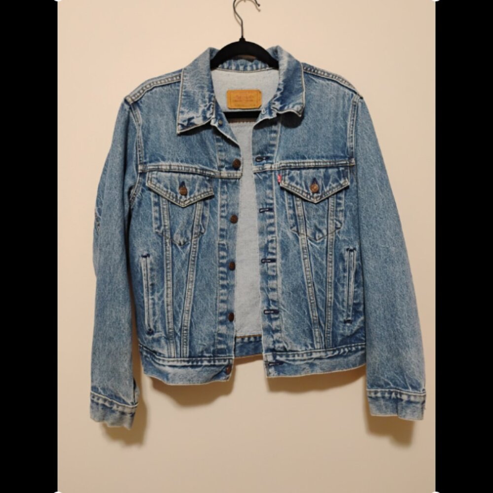 LEVI'S Vintage Made in USA denim trucker jacket